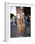 Old Fuel Pump Along a Street, San Francisco Street, San Miguel De Allende, Guanajuato, Mexico-null-Framed Photographic Print