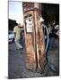 Old Fuel Pump Along a Street, San Francisco Street, San Miguel De Allende, Guanajuato, Mexico-null-Mounted Photographic Print