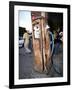 Old Fuel Pump Along a Street, San Francisco Street, San Miguel De Allende, Guanajuato, Mexico-null-Framed Photographic Print