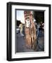 Old Fuel Pump Along a Street, San Francisco Street, San Miguel De Allende, Guanajuato, Mexico-null-Framed Premium Photographic Print