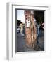 Old Fuel Pump Along a Street, San Francisco Street, San Miguel De Allende, Guanajuato, Mexico-null-Framed Premium Photographic Print