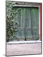 Old Garage Door, Vinos Finos H Stagnari Winery, La Puebla, La Paz, Canelones, Montevideo, Uruguay-Per Karlsson-Mounted Photographic Print