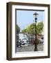 Old Gas Lamp Post and Bicycles on a Bridge over a Canal in Amsterdam, the Netherlands-Miva Stock-Framed Premium Photographic Print