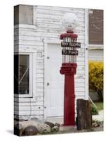 Old Gas Pump in Cannonville, Utah, USA-Diane Johnson-Stretched Canvas