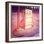 Old Gas Pump-melking-Framed Photographic Print