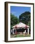 Old Gas Station at Roadside, Waco, Texas, USA-Walter Bibikow-Framed Photographic Print