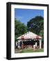 Old Gas Station at Roadside, Waco, Texas, USA-Walter Bibikow-Framed Photographic Print