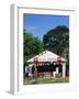 Old Gas Station at Roadside, Waco, Texas, USA-Walter Bibikow-Framed Photographic Print