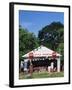 Old Gas Station at Roadside, Waco, Texas, USA-Walter Bibikow-Framed Photographic Print