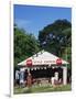 Old Gas Station at Roadside, Waco, Texas, USA-Walter Bibikow-Framed Photographic Print