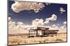 Old Gas Station in Ghost Town along the Route 66-Andrew Bayda-Mounted Photographic Print