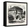 Old Gate at Andernach. the Rhine, Germany, 19th Century-null-Framed Stretched Canvas