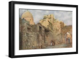 Old Gateway of a Ruined Mosque Near Bab-El-Wazir, Cairo-Walter Spencer-Stanhope Tyrwhitt-Framed Giclee Print