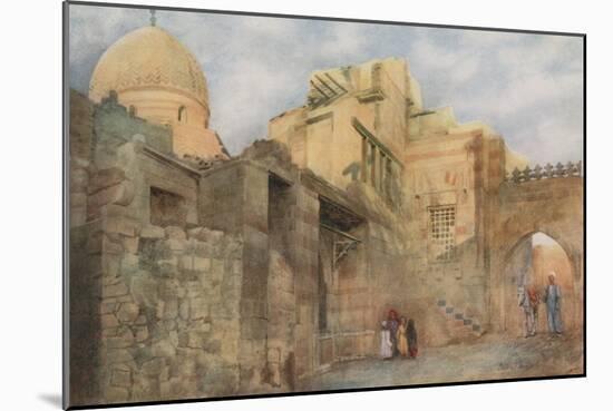 Old Gateway of a Ruined Mosque Near Bab-El-Wazir, Cairo-Walter Spencer-Stanhope Tyrwhitt-Mounted Giclee Print