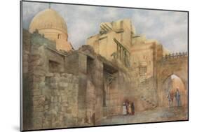 Old Gateway of a Ruined Mosque Near Bab-El-Wazir, Cairo-Walter Spencer-Stanhope Tyrwhitt-Mounted Giclee Print