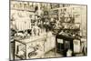 Old General Store-null-Mounted Art Print