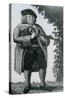 Old Geordie Sime, a Famous Piper in His Time', 1789-John Kay-Stretched Canvas