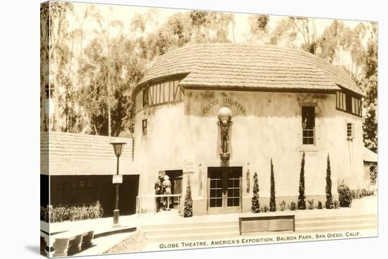 Old Globe Theater, Balboa Park, San Diego, California-null-Stretched Canvas