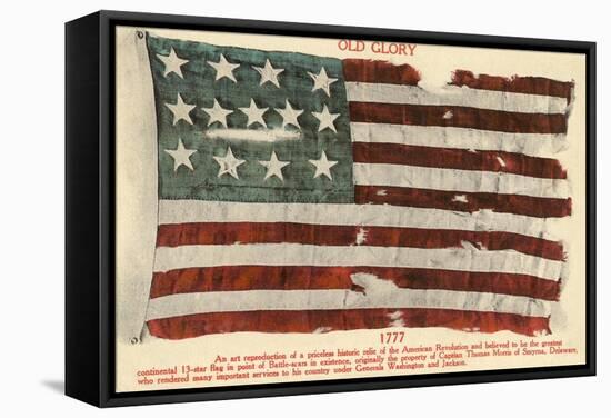 Old Glory, 1777-null-Framed Stretched Canvas