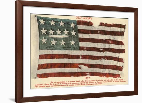 Old Glory, 1777-null-Framed Art Print