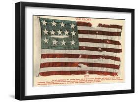 Old Glory, 1777-null-Framed Art Print