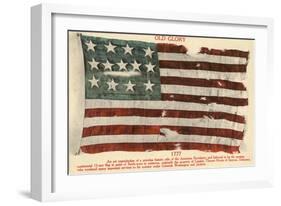 Old Glory, 1777-null-Framed Art Print