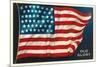 Old Glory, Flag-null-Mounted Art Print