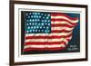 Old Glory, Flag-null-Framed Premium Giclee Print