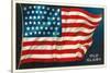 Old Glory, Flag-null-Stretched Canvas
