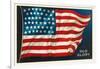 Old Glory, Flag-null-Framed Art Print