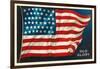 Old Glory, Flag-null-Framed Art Print