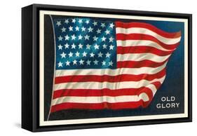 Old Glory, Flag-null-Framed Stretched Canvas