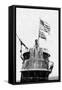 Old Glory Flies over the U-505-null-Framed Stretched Canvas