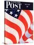 "Old Glory," Saturday Evening Post Cover, July 4, 1942-John Clymer-Stretched Canvas