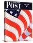 "Old Glory," Saturday Evening Post Cover, July 4, 1942-John Clymer-Stretched Canvas