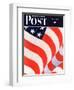 "Old Glory," Saturday Evening Post Cover, July 4, 1942-John Clymer-Framed Giclee Print