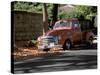Old GMC Truck During Fall, Santa Barbara, California, USA-Savanah Stewart-Stretched Canvas