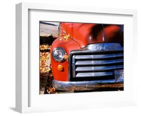 Old GMC Truck During Fall, Santa Barbara, California, USA-Savanah Stewart-Framed Photographic Print