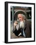 Old Gold Miner Hubert Brady, 68, Tells Tourists Tales of the Gold Rush Days, Columbia, California-Herbert Gehr-Framed Photographic Print