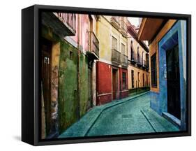 Old Granada-Ynon Mabat-Framed Stretched Canvas