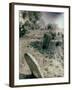 Old Gravestones in Overgrown Graveyard-Tim Kahane-Framed Photographic Print