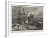 Old Greek War Ships at the Battle of Salamis-William Lionel Wyllie-Framed Giclee Print