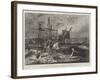 Old Greek War Ships at the Battle of Salamis-William Lionel Wyllie-Framed Giclee Print