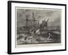 Old Greek War Ships at the Battle of Salamis-William Lionel Wyllie-Framed Giclee Print