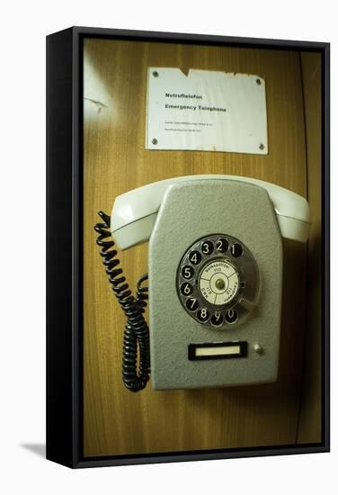 Old Grey Phone-Nathan Wright-Framed Stretched Canvas