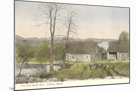 Old Grist Mill, Essex, Connecticut-null-Mounted Art Print