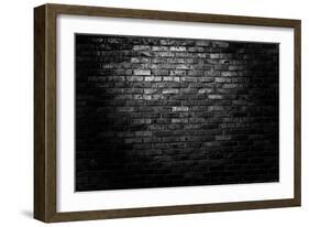 Old Grunge Brick Wall Background-Ruslan Ivantsov-Framed Art Print