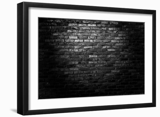 Old Grunge Brick Wall Background-Ruslan Ivantsov-Framed Art Print