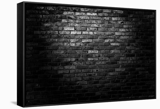 Old Grunge Brick Wall Background-Ruslan Ivantsov-Framed Stretched Canvas