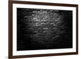 Old Grunge Brick Wall Background-Ruslan Ivantsov-Framed Art Print